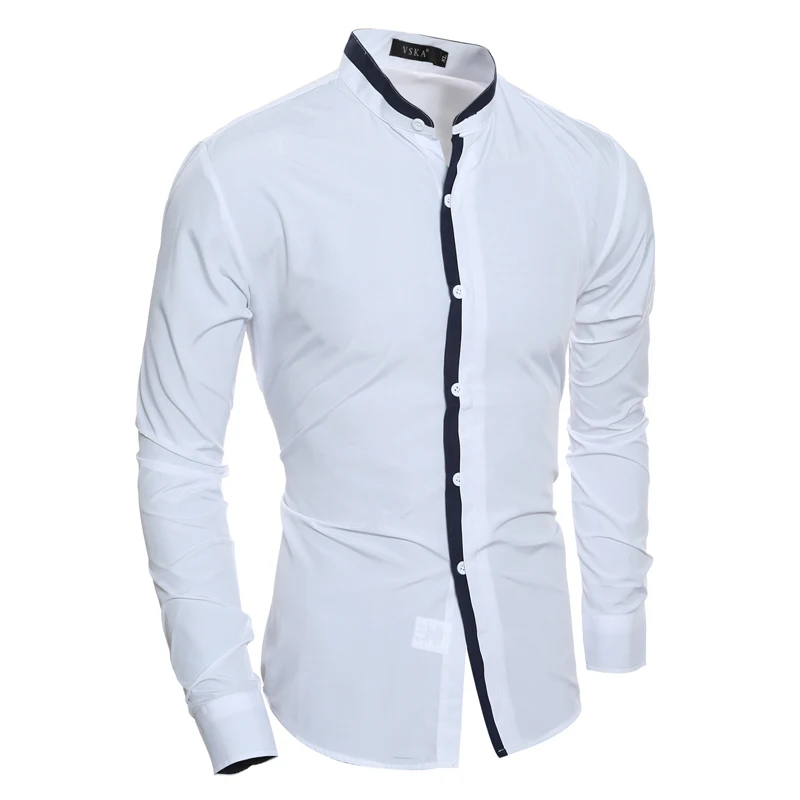 Мужская классическая рубашка с длинным рукавом в полоску|striped dress shirt|mens striped
