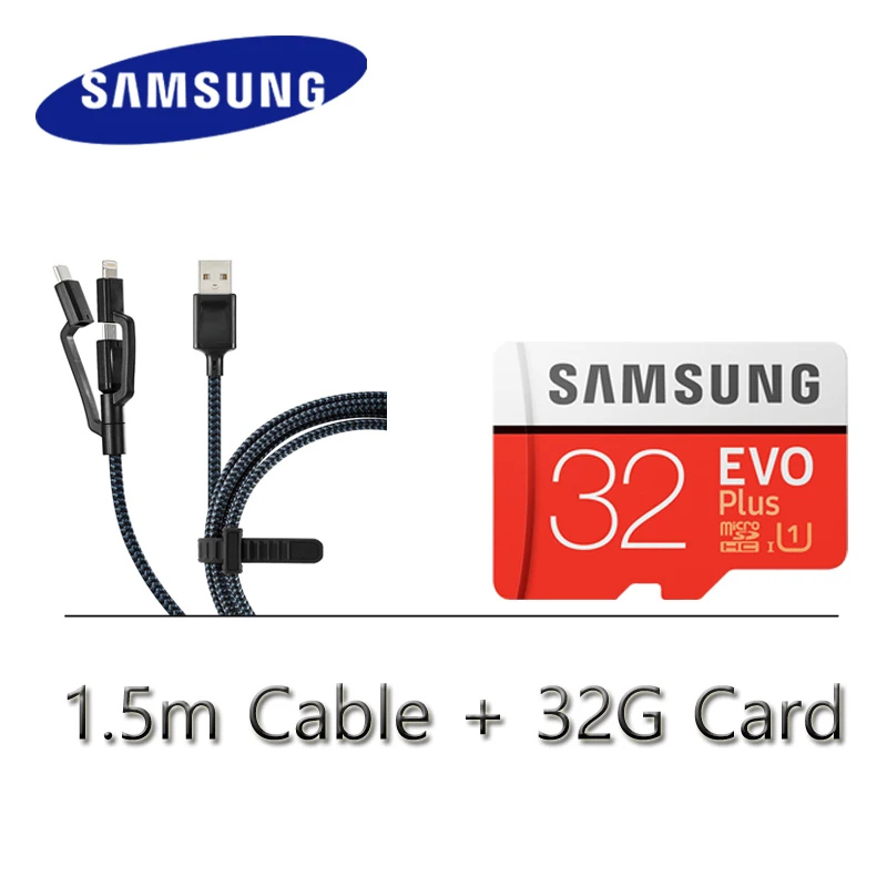 Samsung Micro Sd карта памяти 128 Гб 64 ГБ 32 класс 10 TF флэш память SD C10 SDHC/SDXC U3 UHS I для