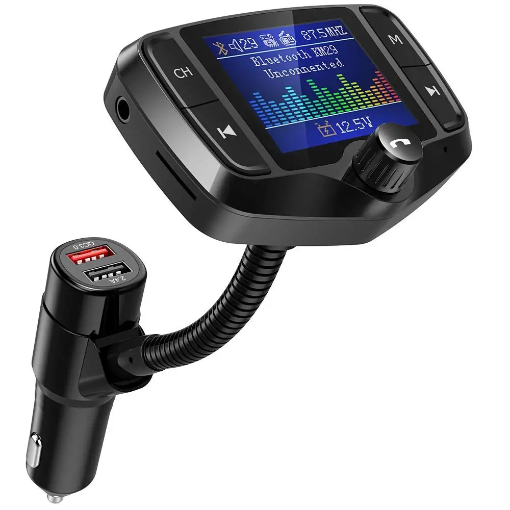 Nulaxy комплект автомобильного зарядного устройства Bluetooth fm передатчик модулятор