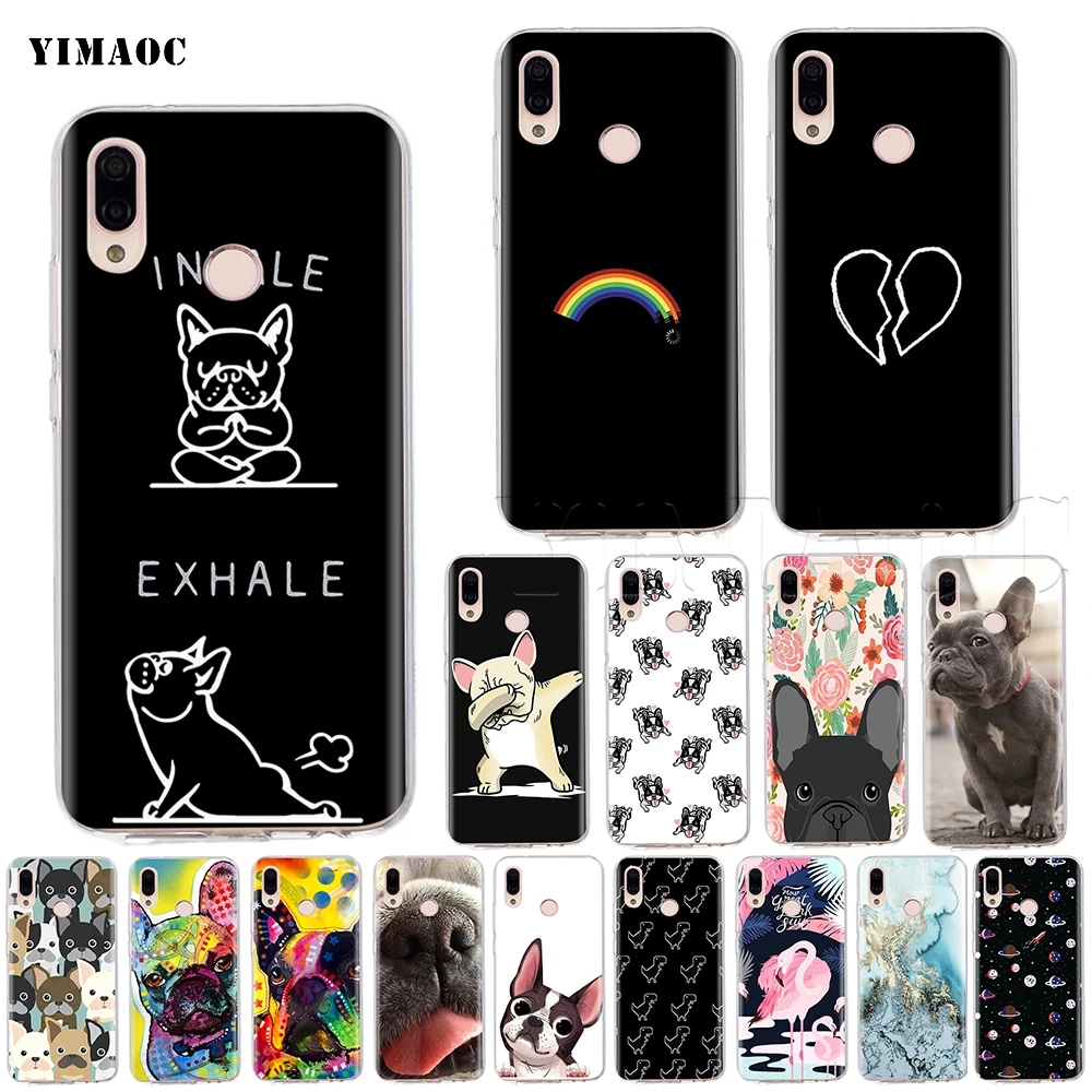 Чехол YIMAOC с французским бульдогом для Huawei P8 P9 P10 P20 P30 P Smart Lite Pro Mate 10 Y6 Prime 2018|Бамперы|