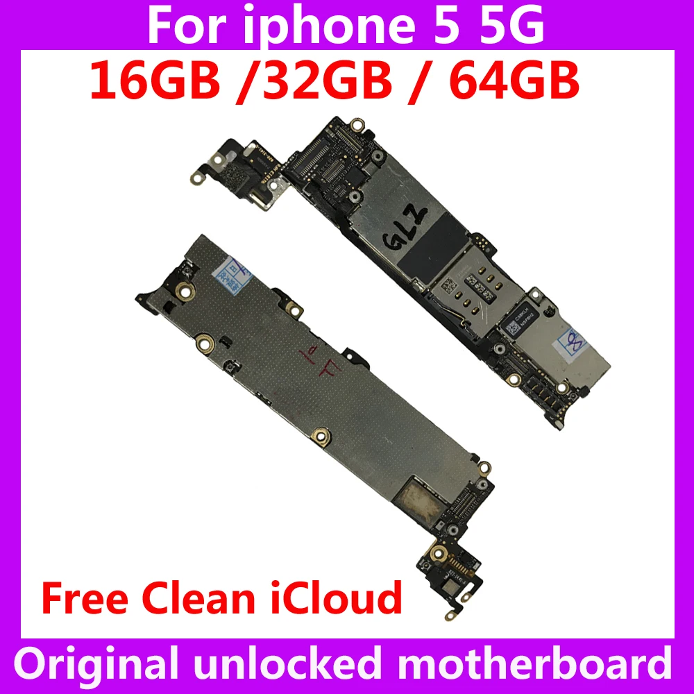 100% протестированная Рабочая материнская плата для iphone 5 телефон 16 ГБ 32 64
