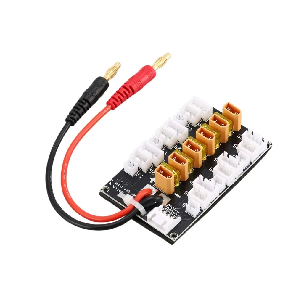 6 пакетов XT30 1 S 3 20A разъем Lipo батарея параллельная зарядная плата для RC IMAX B6