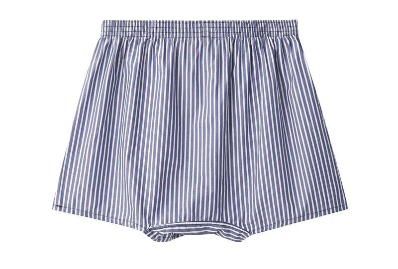 10 шт., Классические Полосатые мужские шорты-боксеры, свободные Тканые трусы со стрелками, хлопковые трусы-боксеры, нижнее белье для мужчин, Calzoncillos Hombre