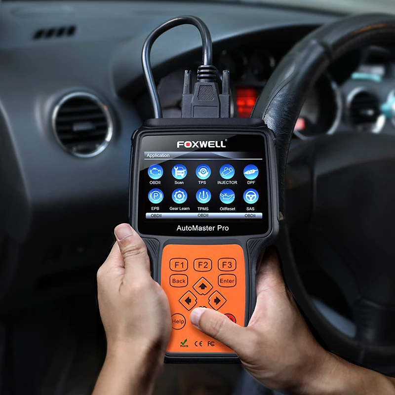 Foxwell NT644 PRO профессиональный OBD2 диагностический сканер двигателя ABS подушка