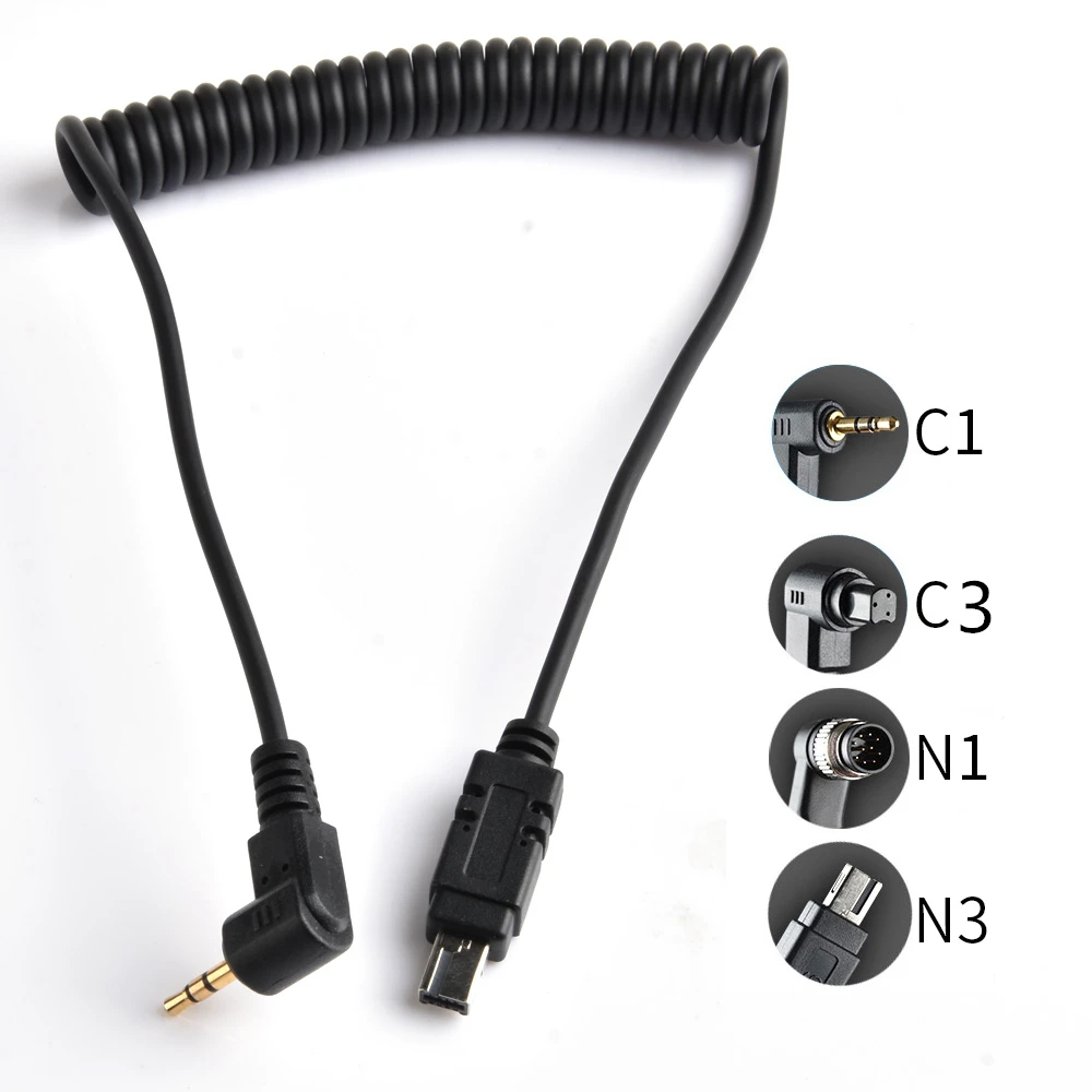 SUPON LS 2.5 C1 C3 N1 N3 спуска затвора кабель для Canon Nikon Камера D7000 D5000 D90 Yongnuo RF 603 605 N3|cable
