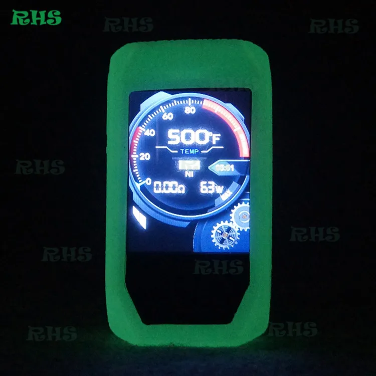 luminous Самый популярный силиконовый чехол для Smoant Naboo 225W 12 классных цветов на ваш выбор - Цвет: luminous
