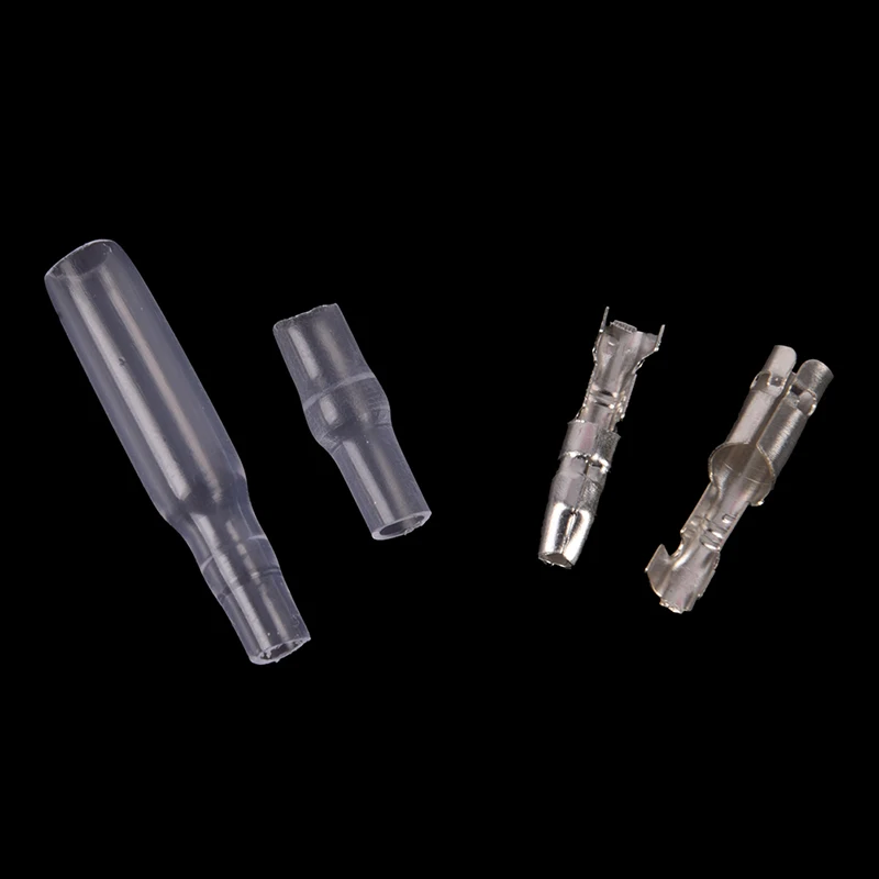One SET 4mm Bullet Terminal Car Electrical Wire Connector Diameter Pin Set 10 x( Male&ampFemale + Sheath) | Обустройство дома