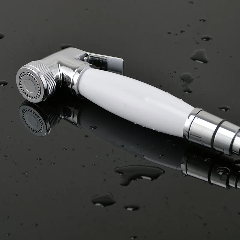 100% латунь белый сужающийся Лак Ручная биде душевая головка Туалет струйный