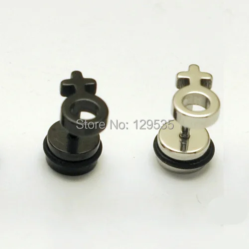 Новые модные Романтические мужские и женские символы белые черные титановые