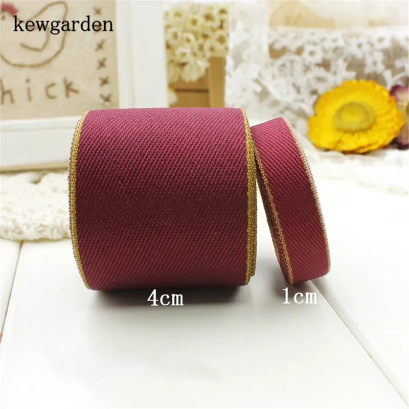 Kewgarden цветная хлопковая лента с краями 1 &quot1 5&quot 10 мм стая бутоньерка для волос DIY