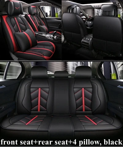 black luxury Чехол на Автокресло для KIA rio Sorento Magentis Opirus Carens Ceed rio 3 VQ KCV4 Stinger K900 Stonic Forte Cadenza K9 Niro Borreg - Название цвета: black luxury