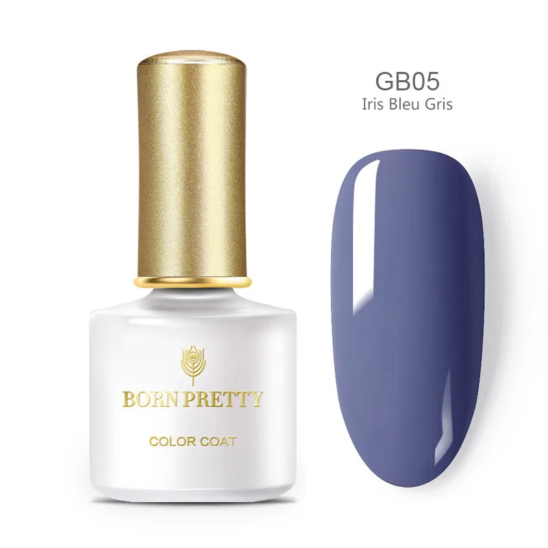 BP-GB05 BORN PRETTY Blue серия Гель-лак для ногтей 6 мл замачиваемый УФ-Гель-лак чистый цвет лак для ногтей Гель-лак долговечный - Цвет: BP-GB05