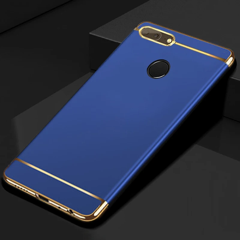 YUETUO Роскошный Жесткий чехол для телефона huawei honor 9 lite honor9 аксессуары 3 в 1 черный
