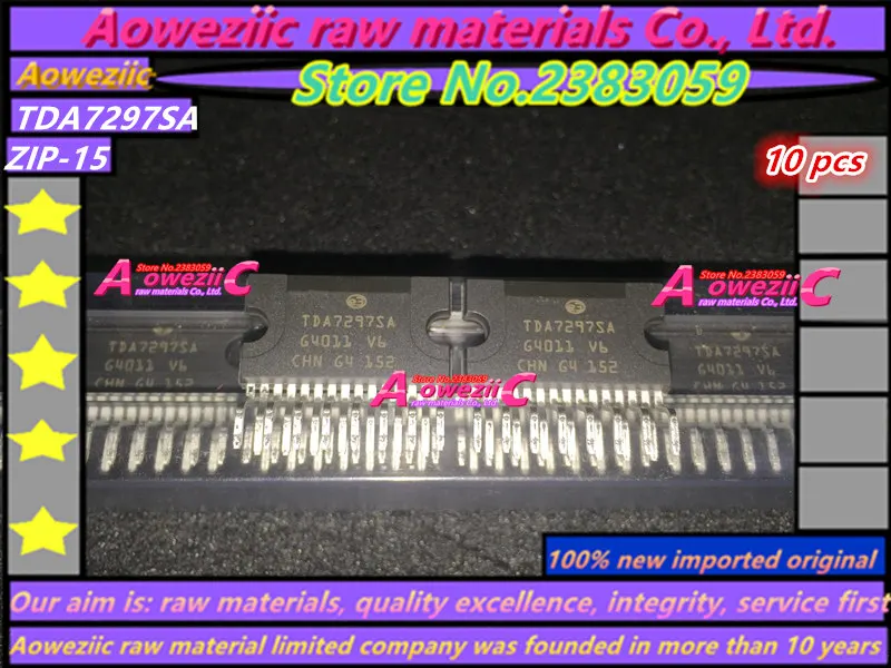 Aoweziic+ импортный TDA7293V TDA7293 TDA7294V TDA7294 TDA7297 TDA7297SA ZIP-15 аудио усилитель