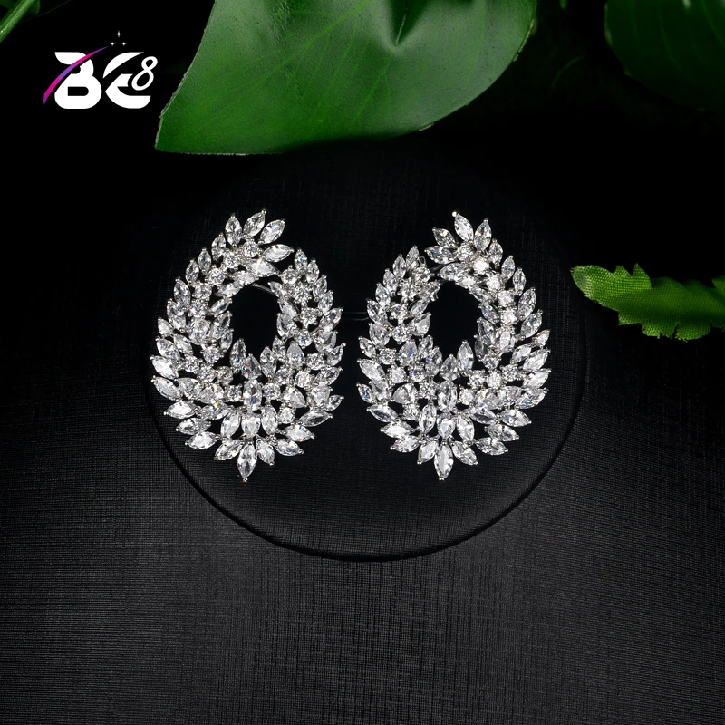 

Be 8 2018 New Design Hot Sale Fashion Stud Earrings Crystal Earrings for Women &Girls Gifts Pendientes Mujer Moda E705