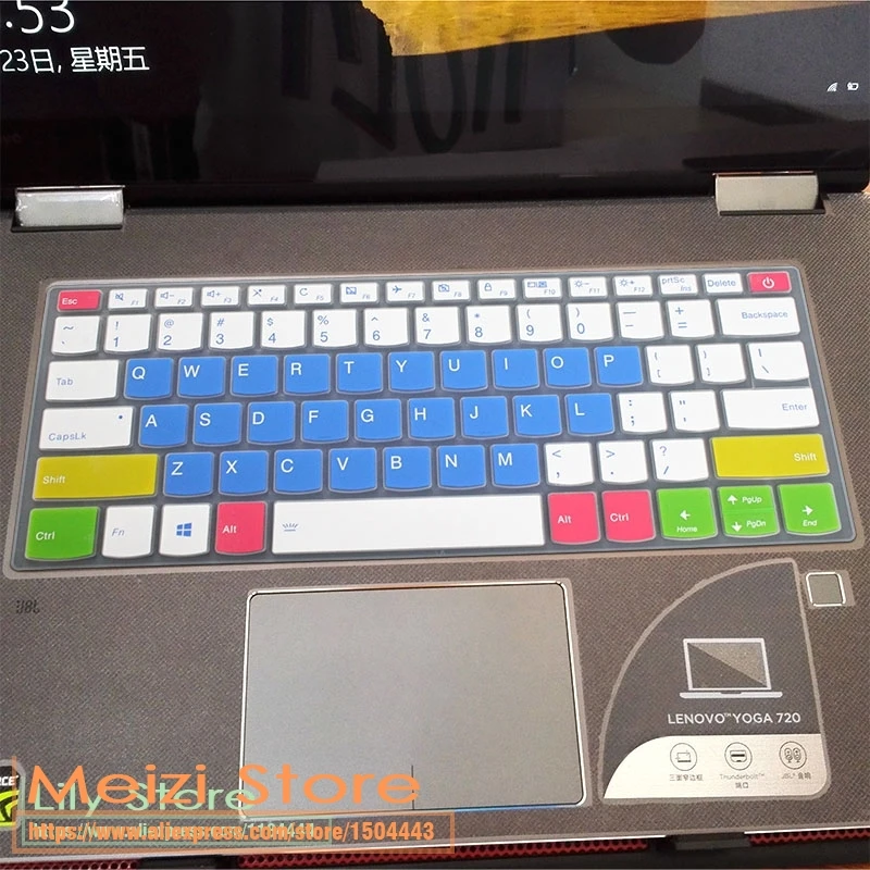 Для lenovo Yoga 720 15 15,6 дюймов для lenovo Flex 5 15,6 дюймов Flex 5 14 дюймов Клавиатура для ноутбука крышка протектор кожи - Цвет: candyblue