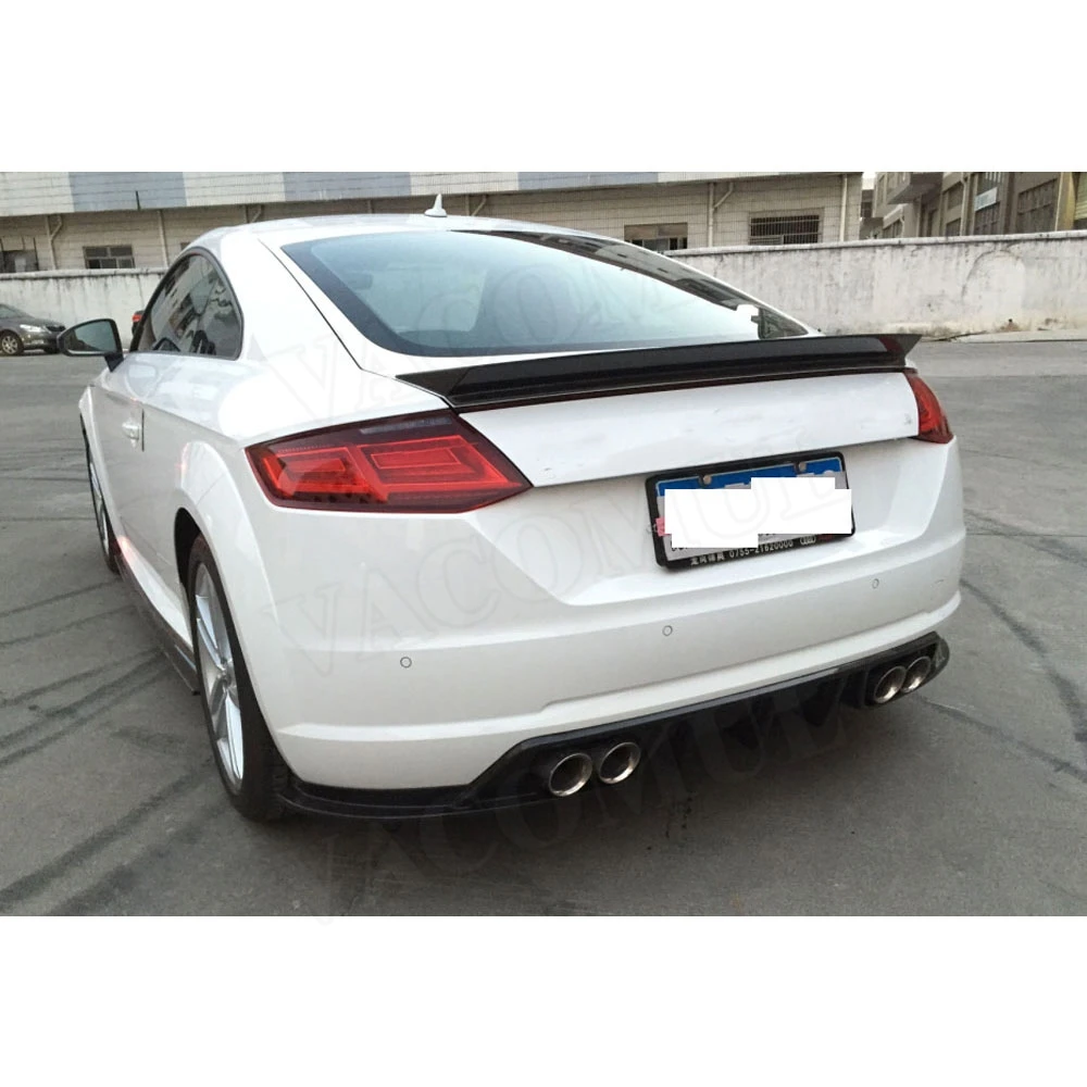 

Автомобильная модель из углеродного волокна для Audi TT TTS TTRS 2014-2017, четыре выпускных отверстия, стиль BT