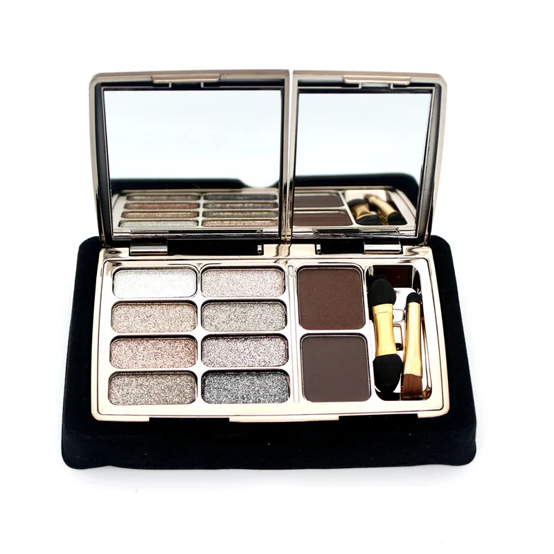 8 цветов бриллиантовый яркий макияж палитра теней для век набор макияжа Shimme