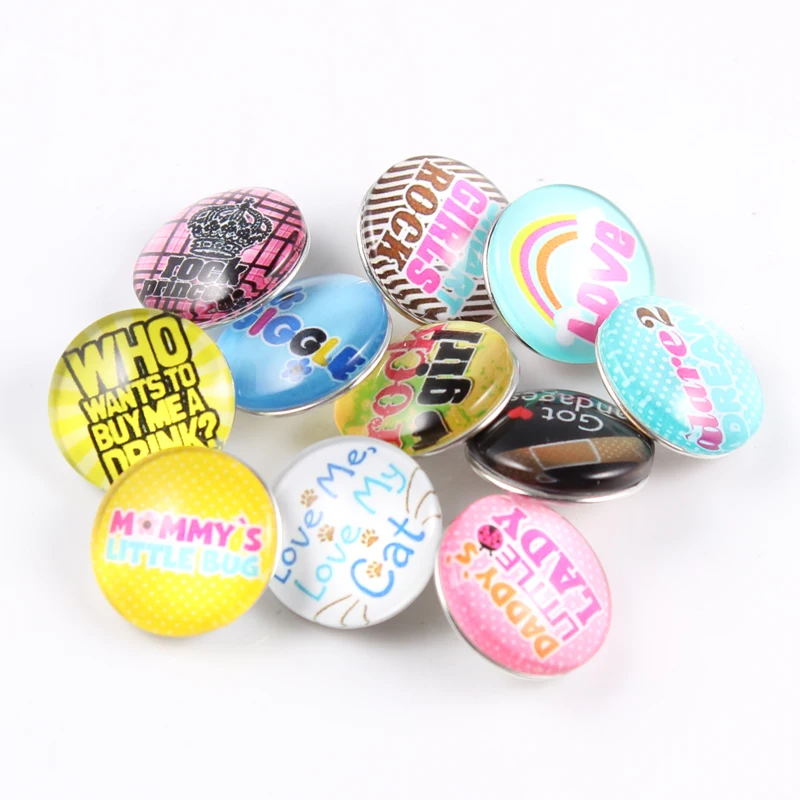 50 шт. застежки для браслетов и ожерелий 18 мм|charm words|charms for jewelryjewelry charms |