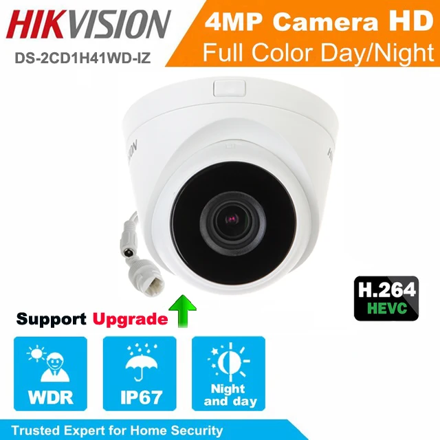 Hikvision Оригинальная английская версия ds 2cd1h41wd iz 4.0mp CMOS переменным фокусным