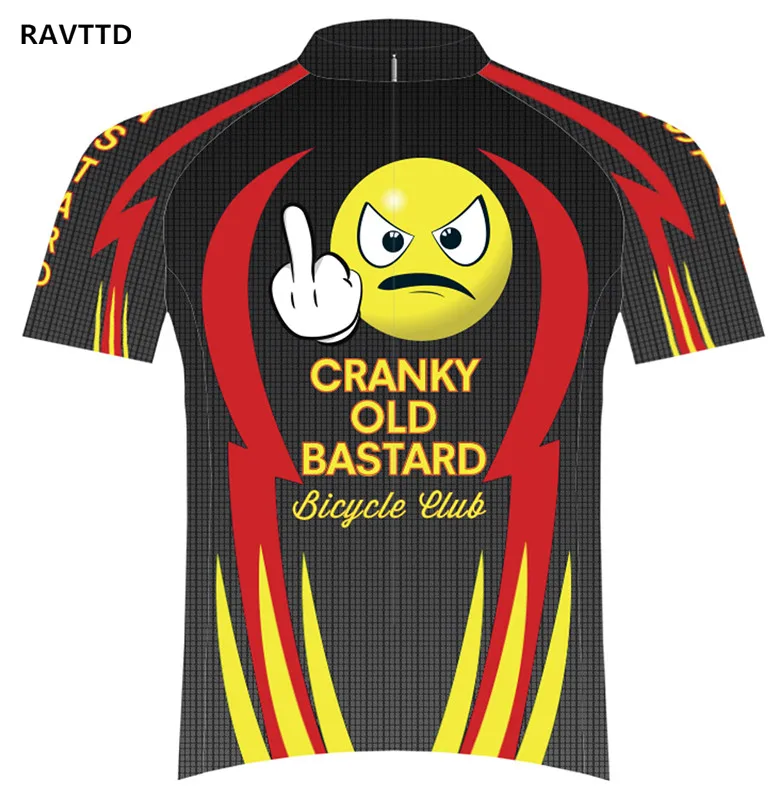 

Cranky Old Bastard Summer Bike Cycling Jerseys Short Sleeves Roupa Ciclismo Breathable Racing Bicycle Quick-Dry Cycle Sportswear