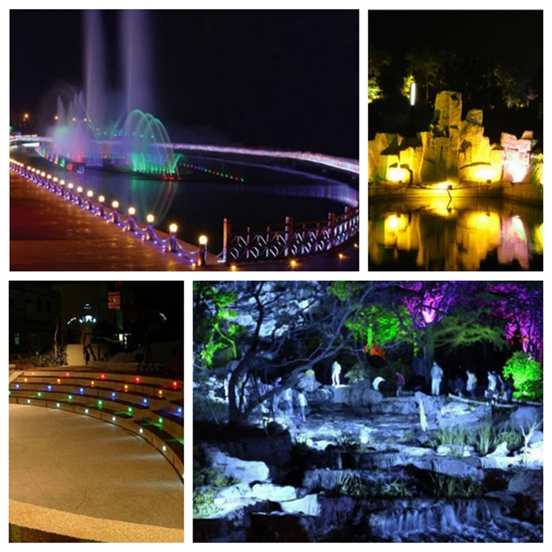

SZYOUMY 1W 3W Waterproof led underground lights lamp IP67 Buried Outdoor Spot recessed inground Lighting Path Garden Lamp