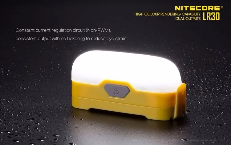 NITECORE LR30 высокий CRI LEDx6 наружный светильник-вспышка для фотосъемки софтбокс Pro белый/красный двойной светильник для кемпинга
