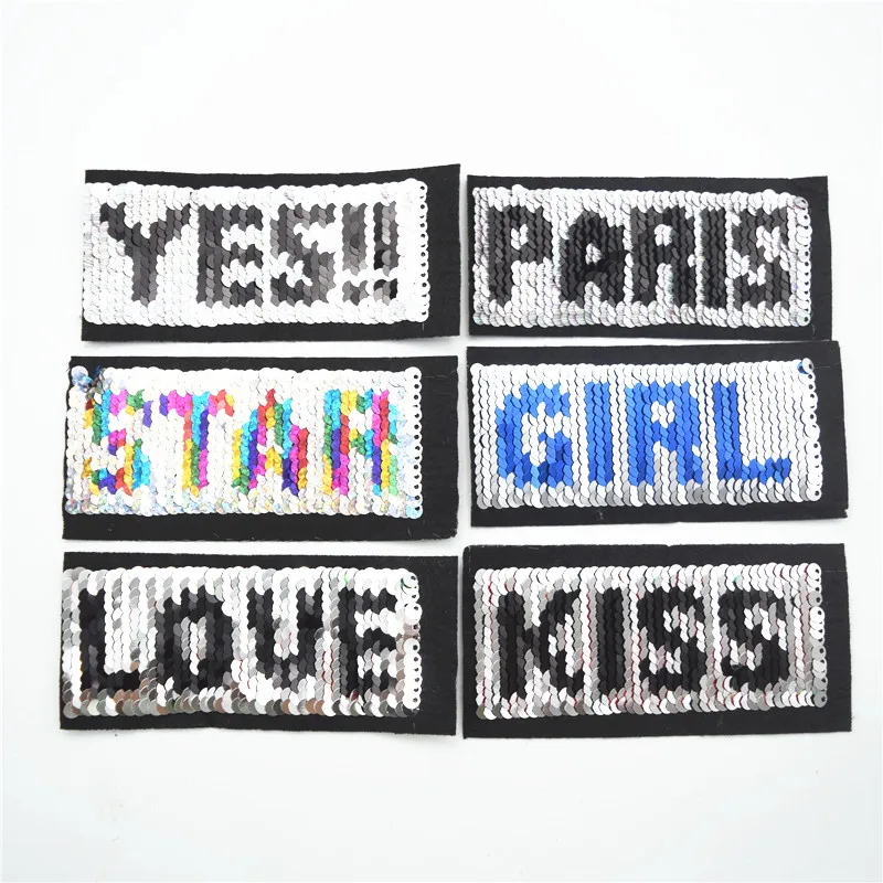 12 шт. нашивка с надписью Yes pari star love kiss girl | Дом и сад