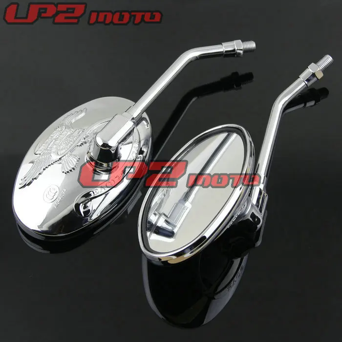 Зеркала заднего вида для мотоцикла Honda Steed 400 600 Magna 250 750 CA250 Shadow серебряные 1 пара |