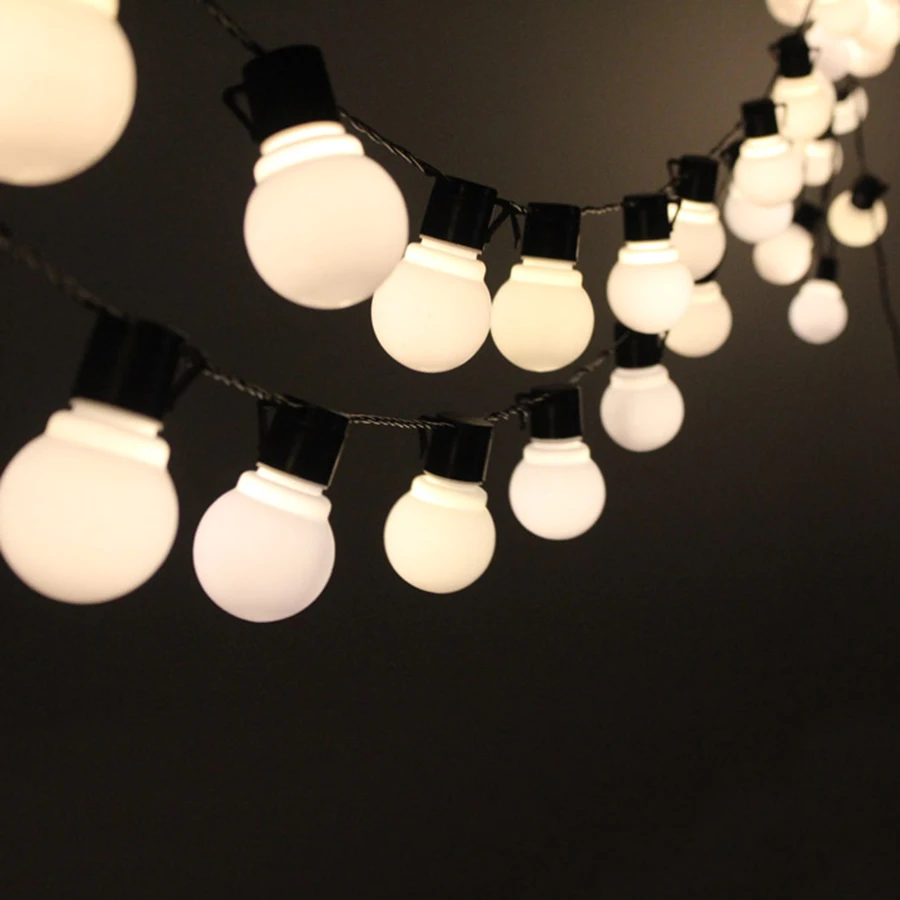 Thrisdar 5 м 20 LED гирлянда Глобус шар Рождество светодиодная Сказочный свет Свадьба