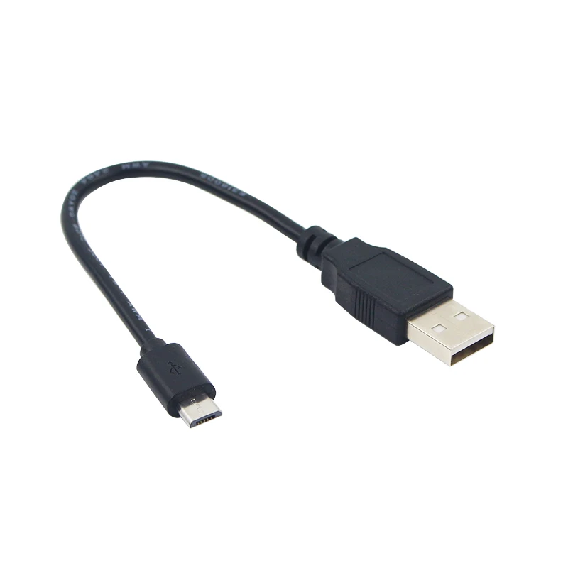 12 см USB к Micro кабель питания черный для Raspberry Pi 3 Model B +/3B/Zero W Портативный провод