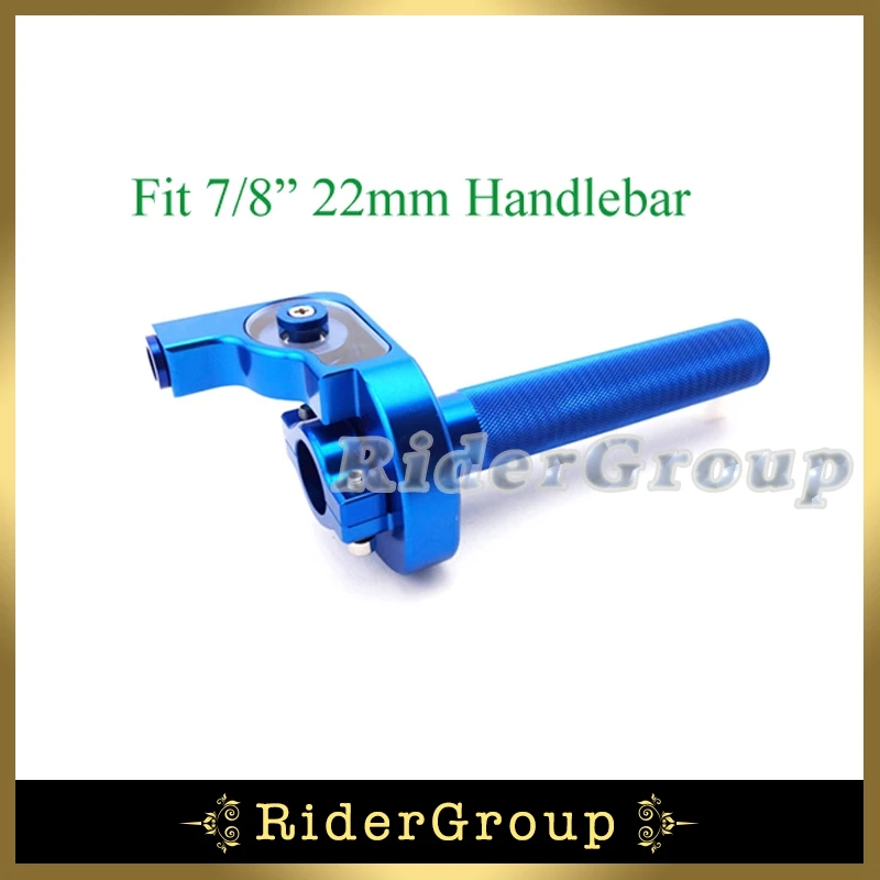 Мотоцикл поворотная ручка синяя дроссельная заслонка для CR 80 CR85 CR125 CR250 CR500 YZ100 YZ125