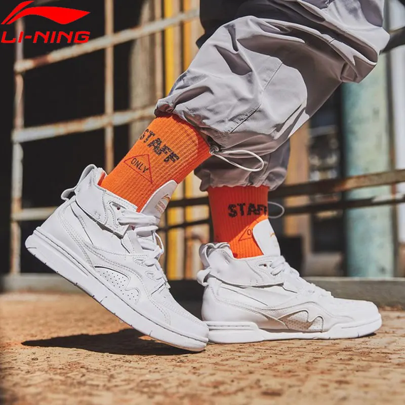 Li Ning/женская баскетбольная Культовая обувь PFW 937 ACE с подкладкой из натуральной