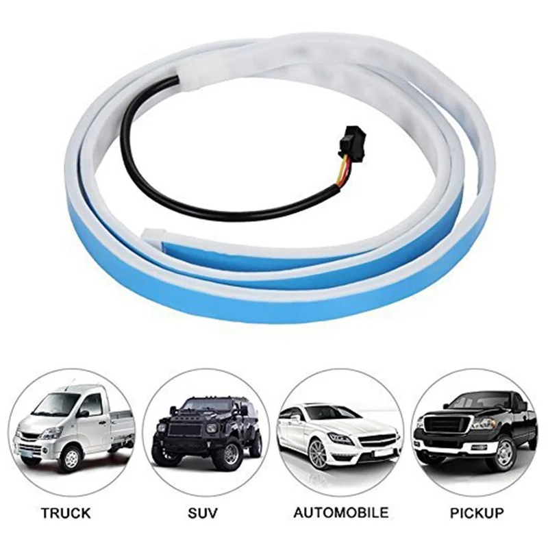 DUU Led Signal Tail Lights Car Styling RGB Halo Undercarriage Floating Dynamic Streamer Turn Warning Luggage Compartment | Автомобили и