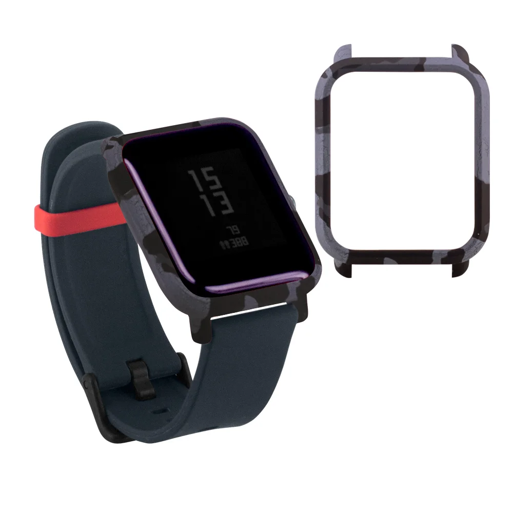 Цветной чехол для Xiaomi Huami Amazfit Bip Bit Молодежные часы жесткий пластиковый корпус защитный чехол для Xiaomi Huami Pc Рамка