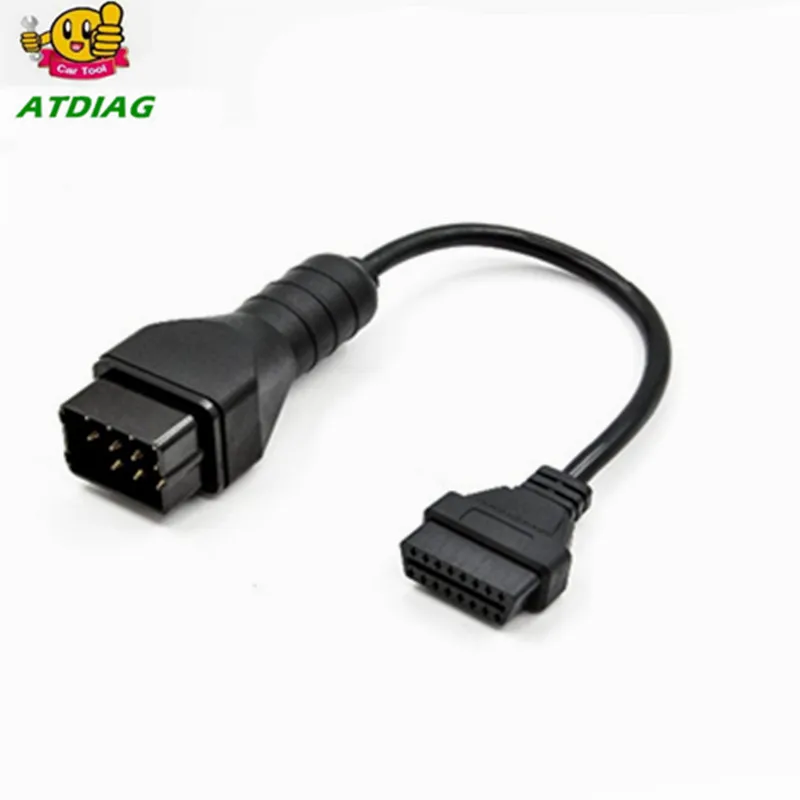 Высокое качество для Re-nault 12 pin OBD II автомобильные аксессуары Диагностический кабель для Re-nault 12 pin для OBD2 16pin Соединительный адаптер