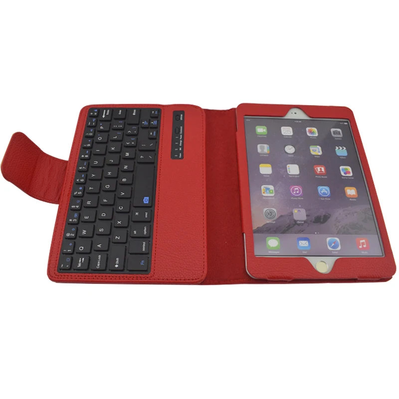 Съемный чехол с клавиатурой Bluetooth для Ipad Mini 1 2 3 7," планшет Автоматический Режим сна/пробуждения с пленкой+ стилус