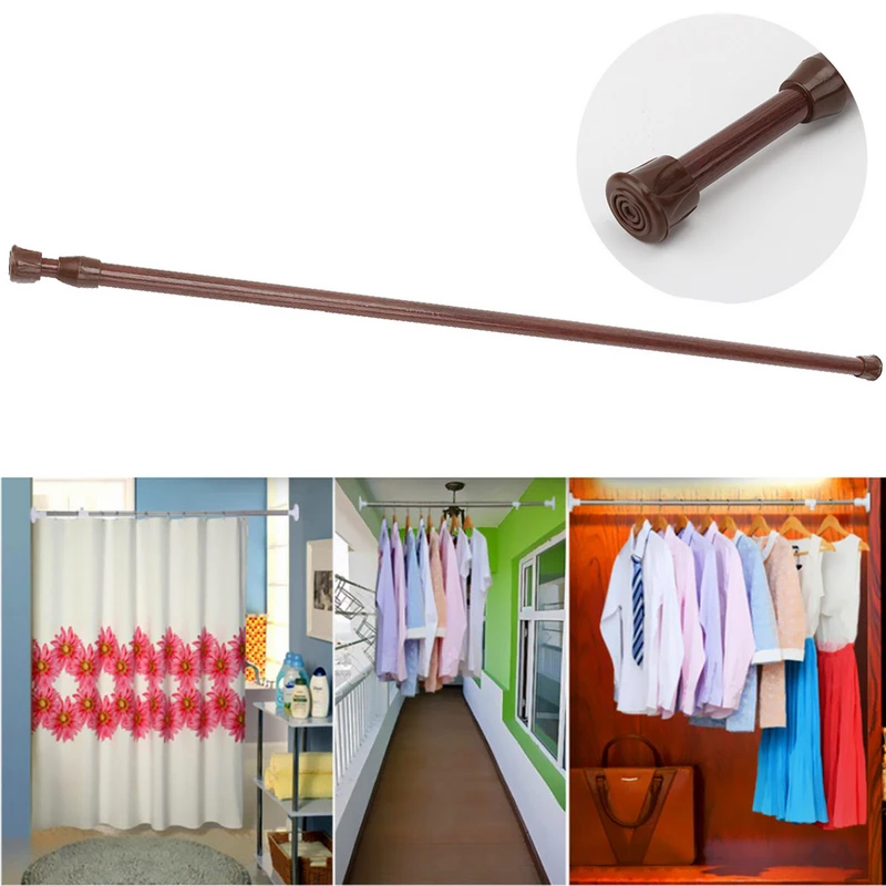 Раздвижная телескопическая Вешалка для штор ванной комнаты 60 110 см|curtain rod|bathroom