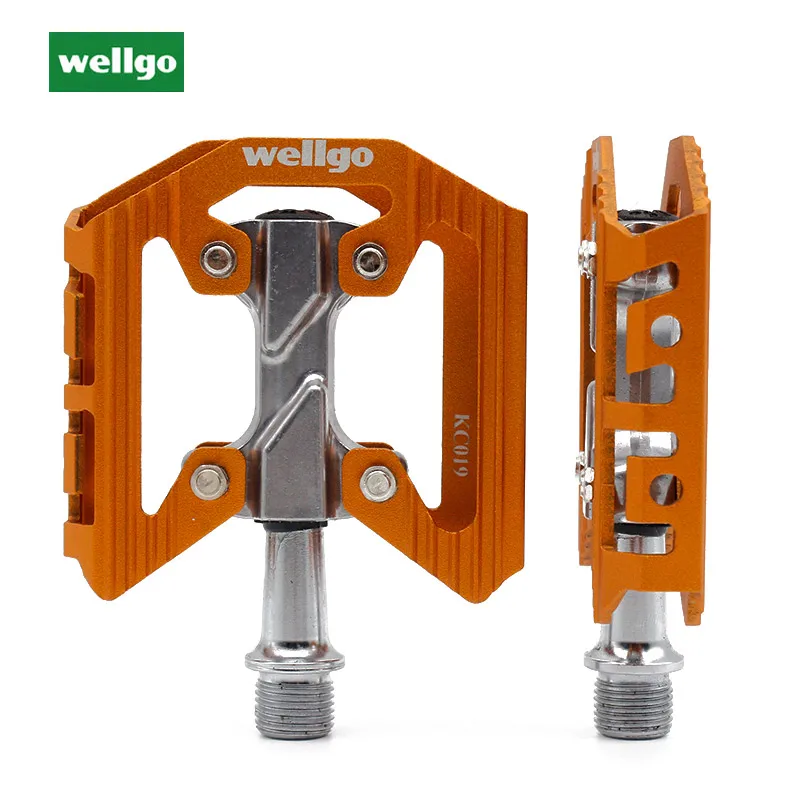 Wellgo KC019 MTB велосипедные педали подшипники сверхлегкие 248 г горные велосипедные педали из алюминиевого сплава опорная педаль велосипеда