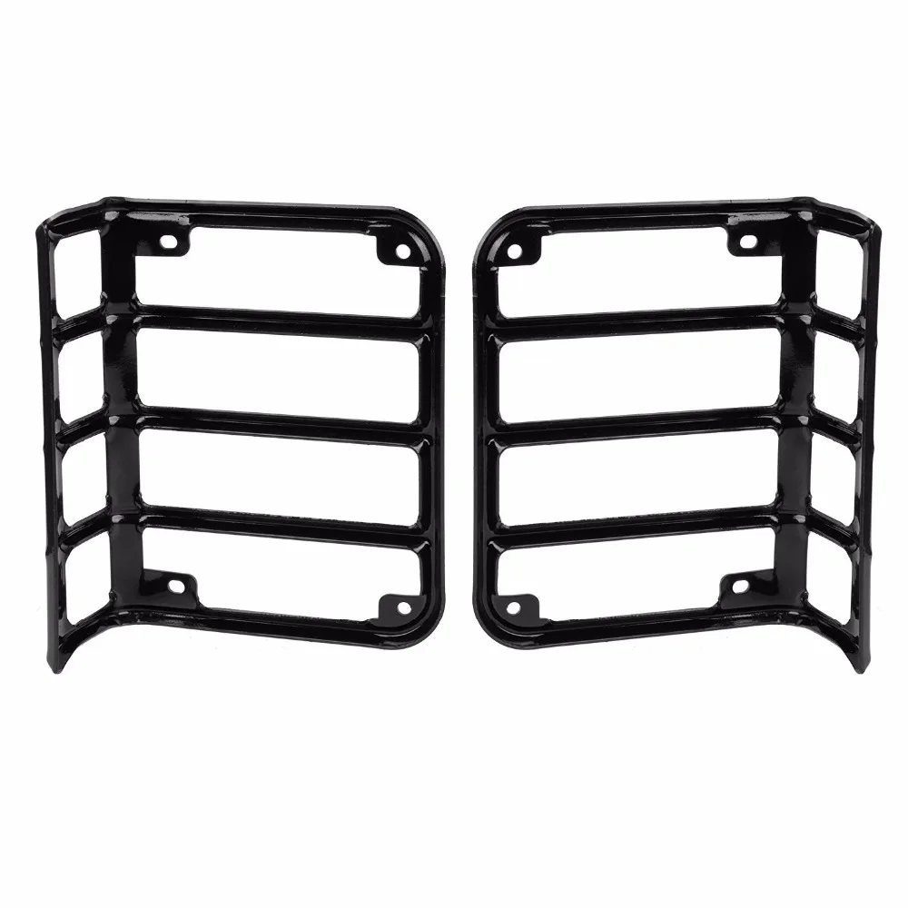 Для 2007 2017 Jeep Wrangler JK неограниченное матовый черный светильник гвардии Чехлы для