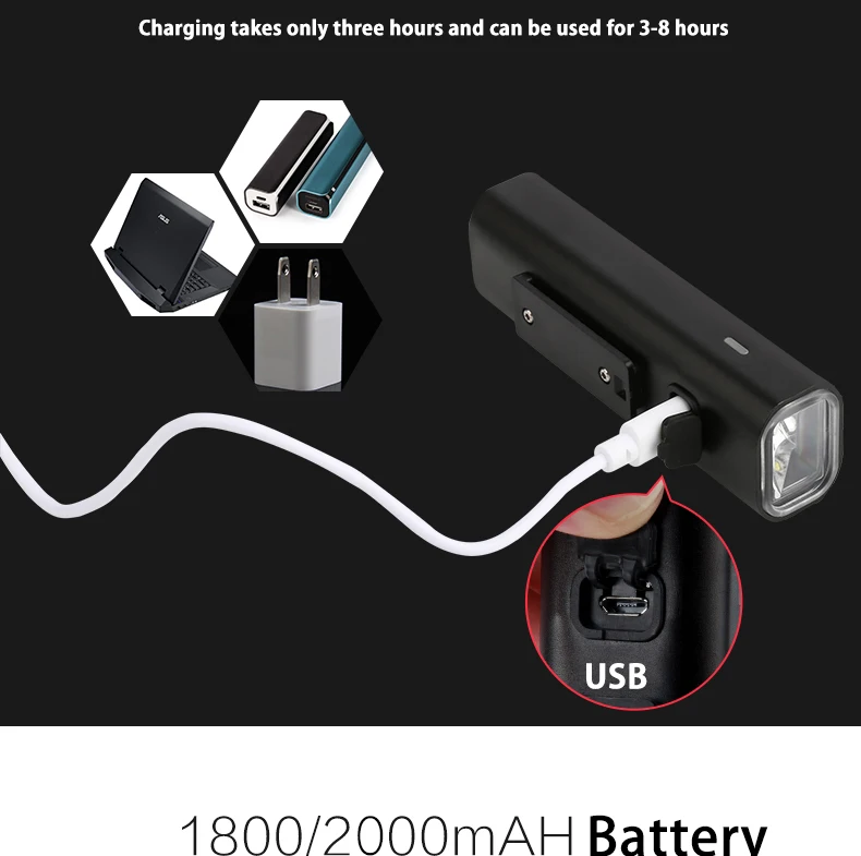 TOSUOD велосипедный Велоспорт езда Водонепроницаемый Свет USB зарядка свет оборудование для велоспорта свет Велоспорт свет