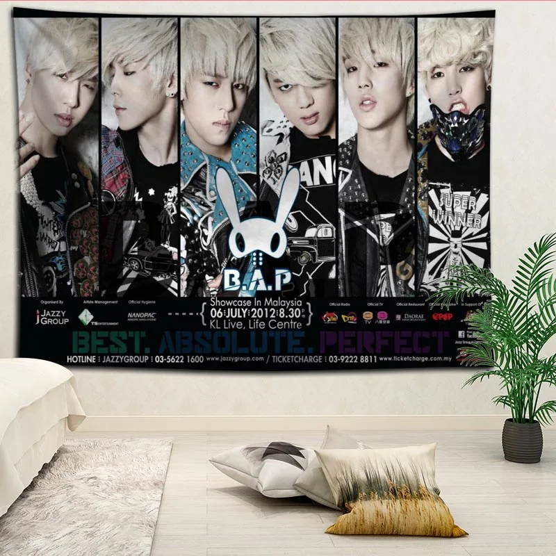 KPOP b. A.P гобелены висячая ткань фон настенное покрытие спальня ремонт украшения