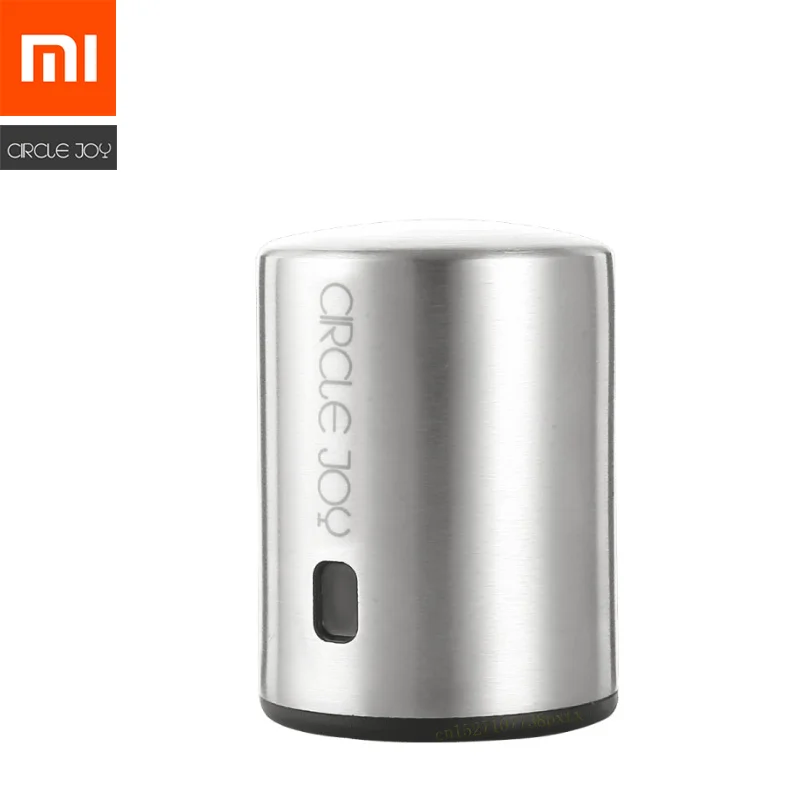 [Горячее] Xiaomi Circle Joy круглая нержавеющая сталь Красное вино мини-пробка для вина вакуумная пробка эффективное сохранение памяти
