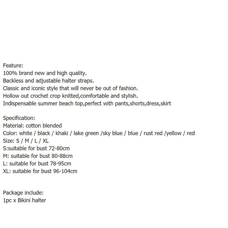Ruoru Новый укороченный топ сексуальный женский летний вязаный крючком пляжный
