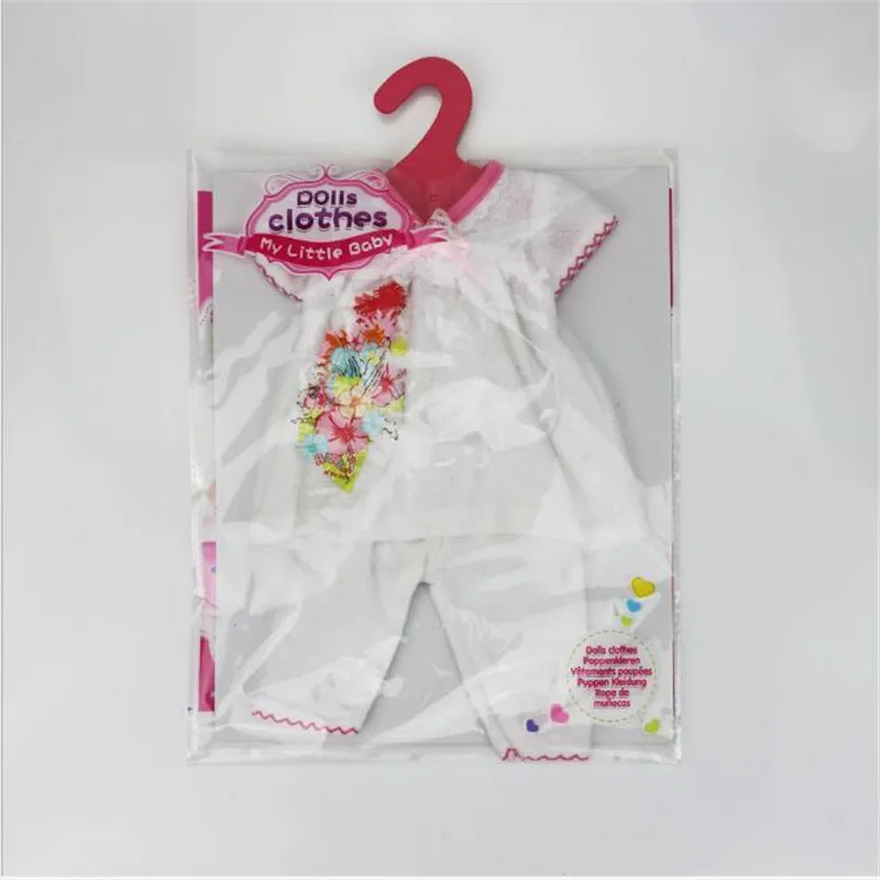 Born New Baby Doll Одежда Аксессуары подходит 18 дюймов 43 см Белый Единорог волосы с куклой девочки и мальчики одежда костюм для ребенка подарок