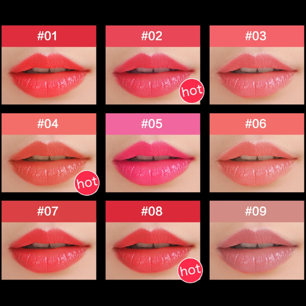 Горячая продажа Музыка Роза Соблазнительная Матовая жидкая помада 24 цвета