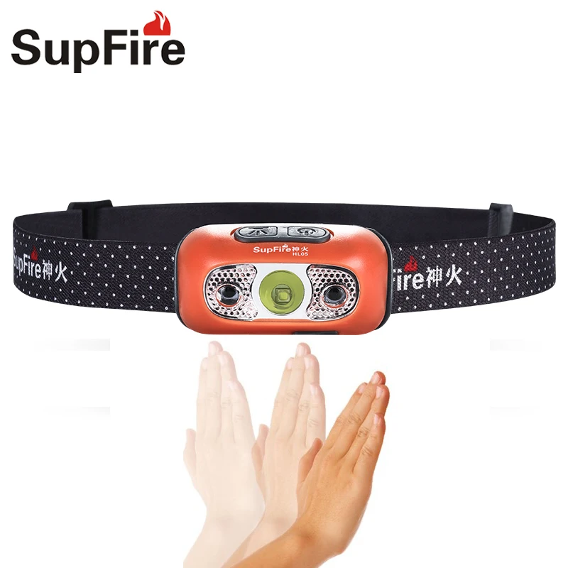 Налобный фонарь Lampe Frontale Головной Supfire HL05 Linterna De Cabeza Hoofdlamp светодиодный
