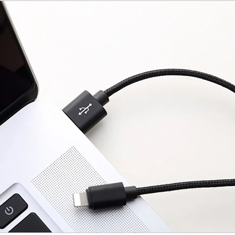 1м 2м длинные Зарядное устройство кабель для iPhone 6 X освещения плетеный нейлоновый