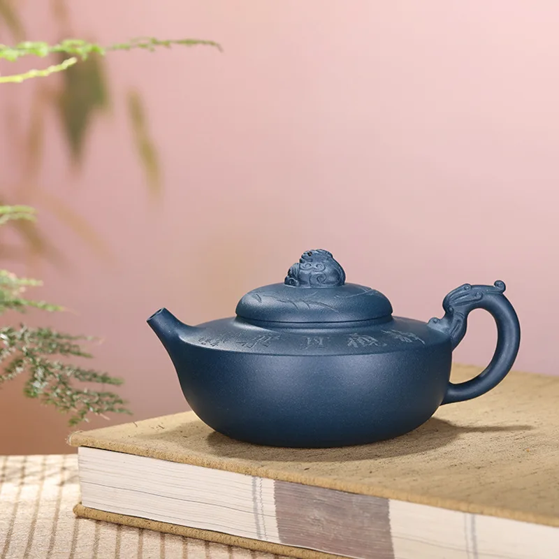 

Yixing recommended undressed ore azure mud suez energy yulong teapot tea manufacturers selling a undertakes to gift
