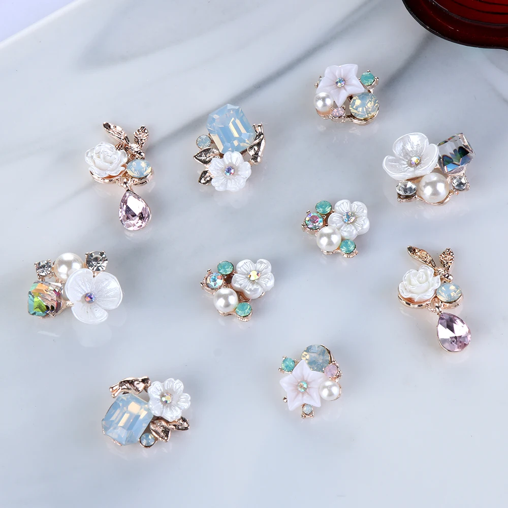 Фото 10PCS Flower Rhinestone Buttons Flatback Plating Pearl Hairpin Decoration DIY Craft Apparel Sewing Accessories For Clothes Bag Дом и сад 10PCS Flower Rhinestone Buttons Flatback Plating Pearl Hairpin Decoration DIY Craft Apparel Sewing Accessories For Clothes Bag Дом и сад